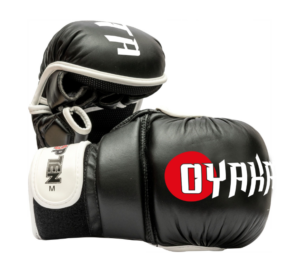 Boxing gloves in black-white