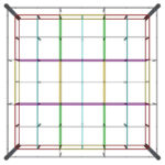 Boxing ring IBA frame top view